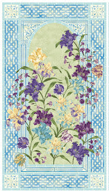 Garden Rendezvous Iris Cotton Fabric by Paintbrush Studios for Moda Fabrics