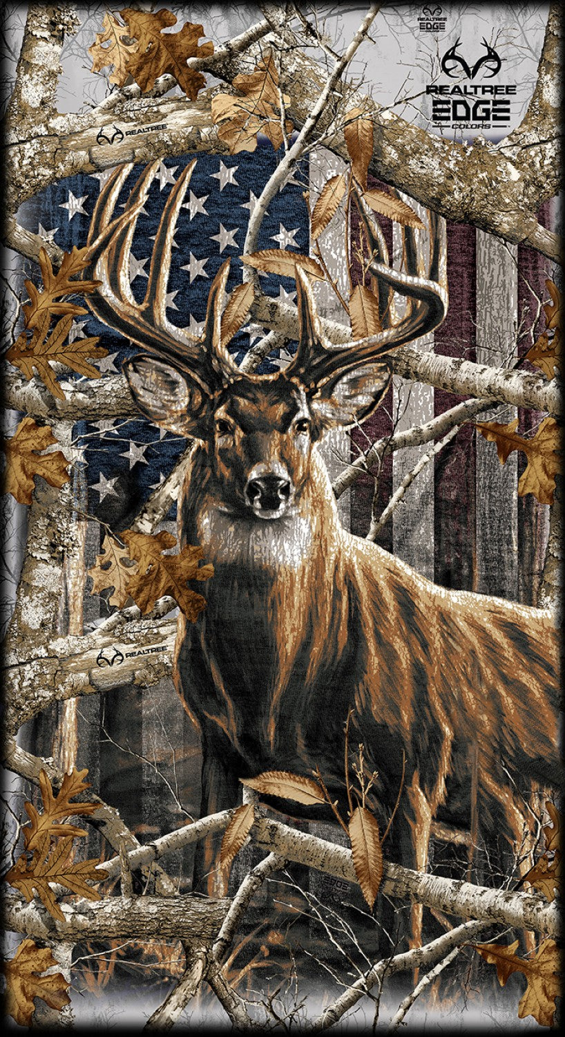 Realtree Patriotic Deer Buck Panel