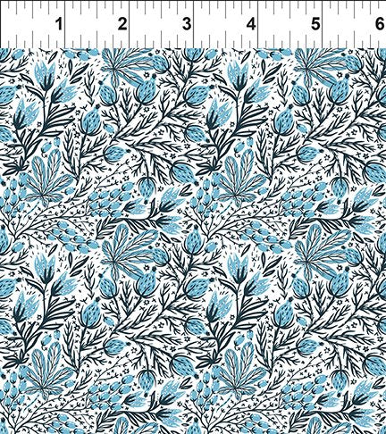 Windy White - Whimsy by Jason Yenter of In The Beginning Fabrics by the YARD