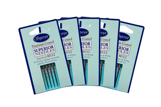 Superior Topstitch Titanium Coated Needles #80/12