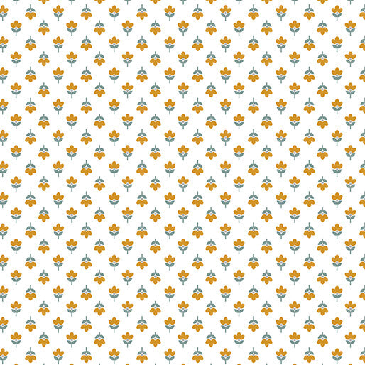 Tiny Bud Gold by Shannon Roberts for Benartex Designer Fabrics by the YARD 2661