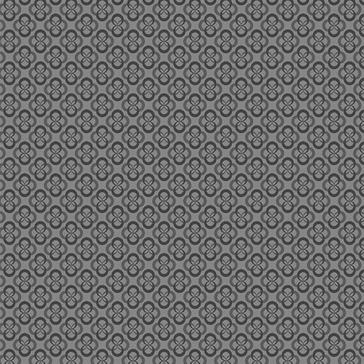 Chalk Block Print Charcoal by Shannon Roberts for Benartex Designer Fabrics by the YARD 2658