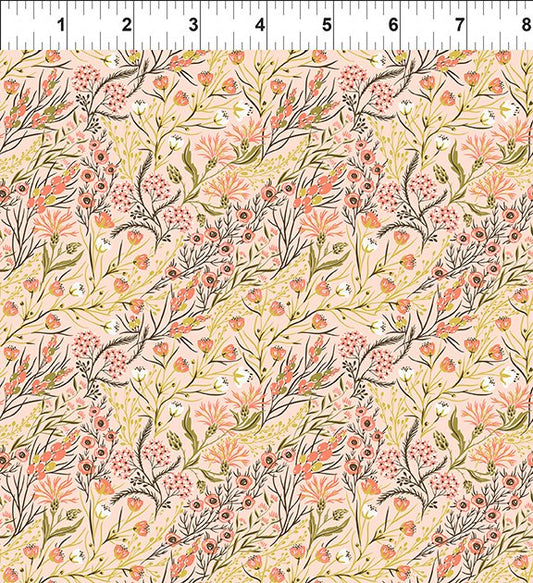 Sweet Peach - Whimsy by Jason Yenter of In The Beginning Fabrics by the YARD