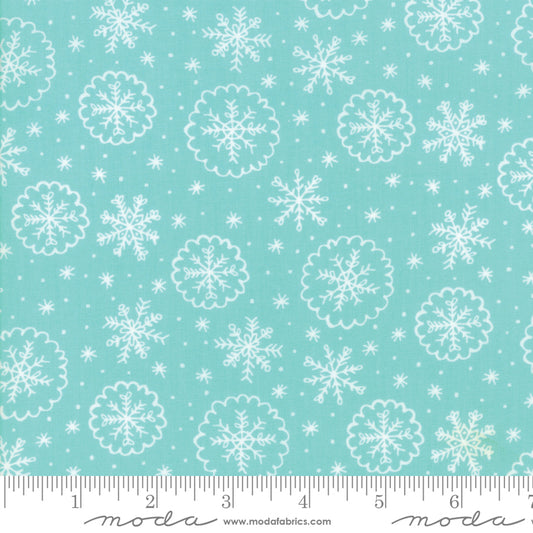 Moda Fabrics - Snow Day - Pond by the yard