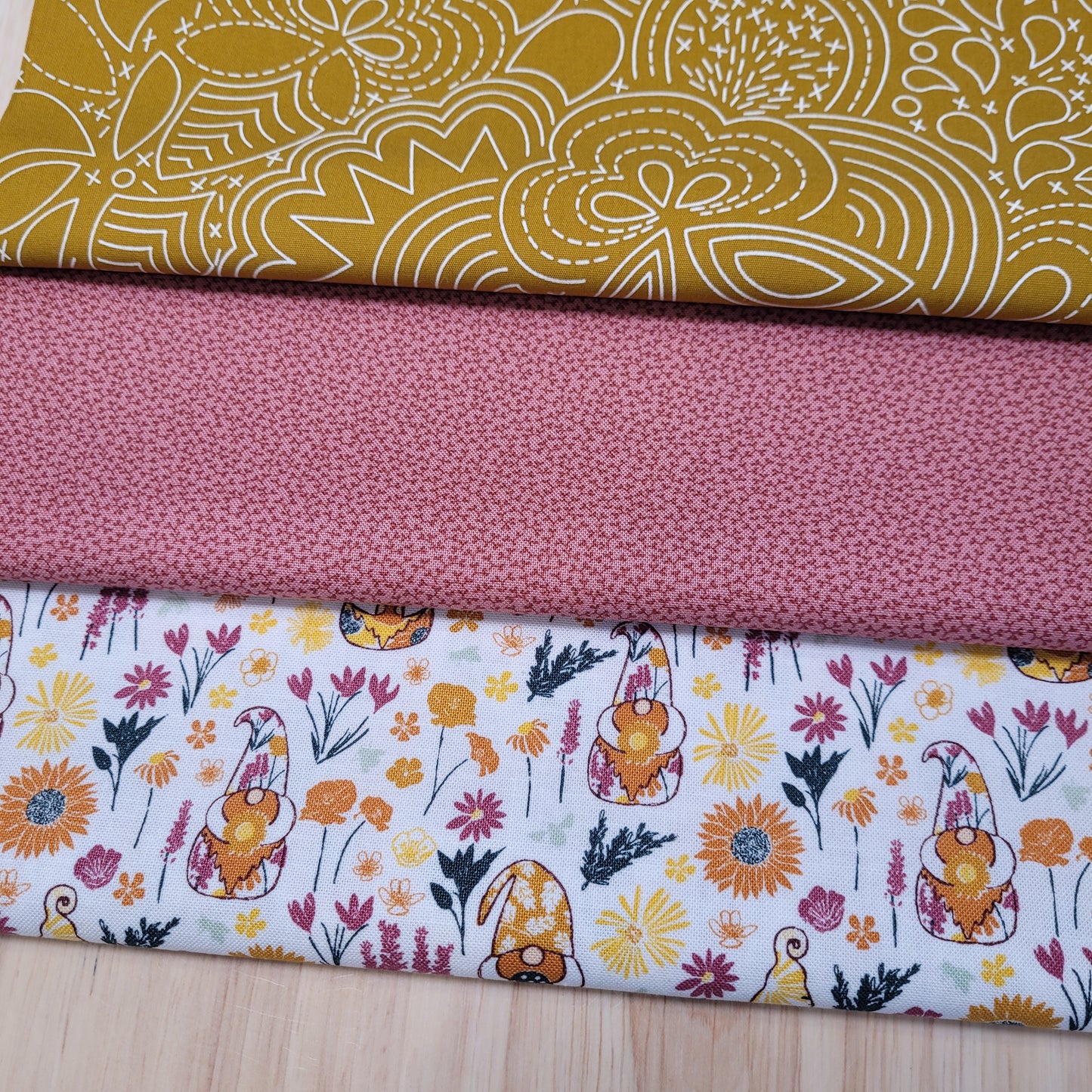 3-Yard Fabric Bundle - 1 Yard of Each of 3 Unique Fabrics -Curated and Specifically Designed for 3-Yard Quilt Patterns- 100% Cotton Stitched by Jessi Rose