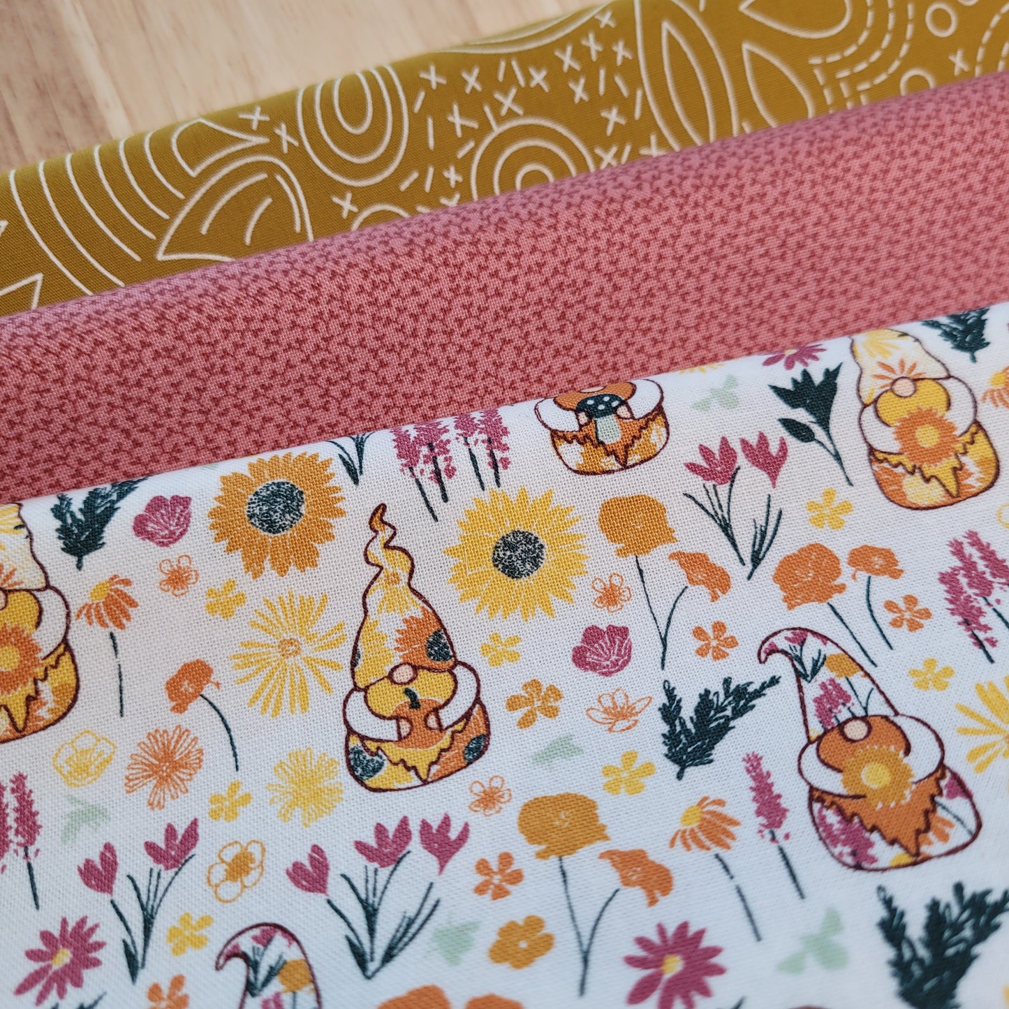 3-Yard Fabric Bundle - 1 Yard of Each of 3 Unique Fabrics -Curated and Specifically Designed for 3-Yard Quilt Patterns- 100% Cotton