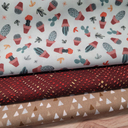 3-Yard Fabric Bundle - 1 Yard of Each of 3 Unique Fabrics -Curated and Specifically Designed for 3-Yard Quilt Patterns- 100% Cotton