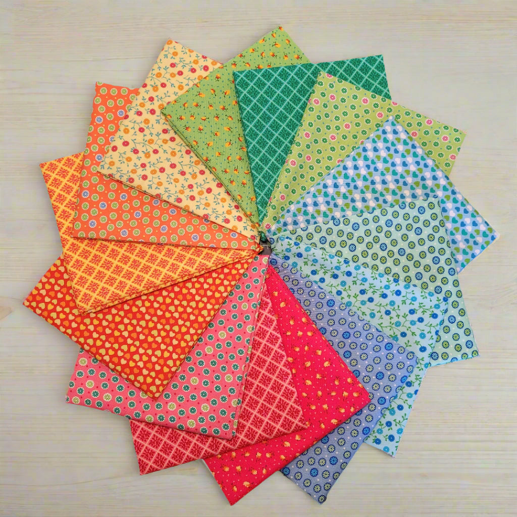 Fat Quarter Bundle - Sunny Days - 14 fat quarters