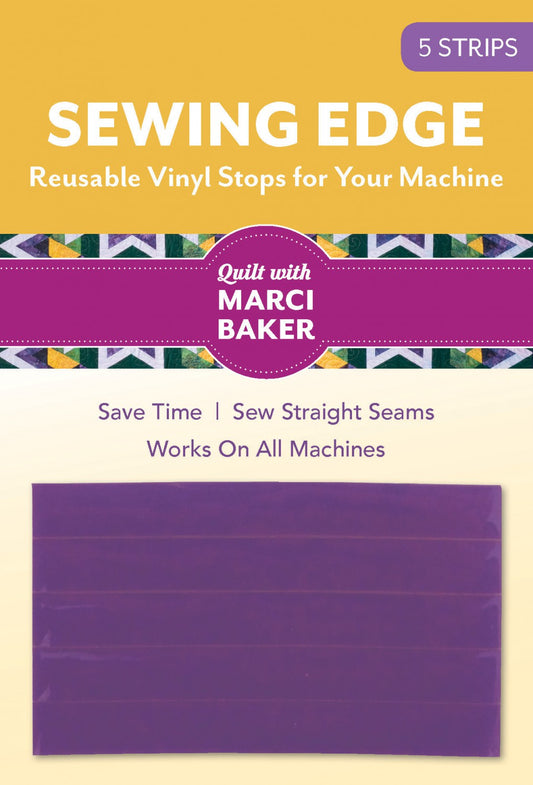 Sewing Edge - Reusable Vinyl Stops for Your Machine by Quilt with Marci Baker