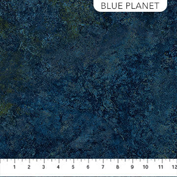 Stonehenge Gradations II - Blue Planet Sienna Marble by Northcott by the yard 3255