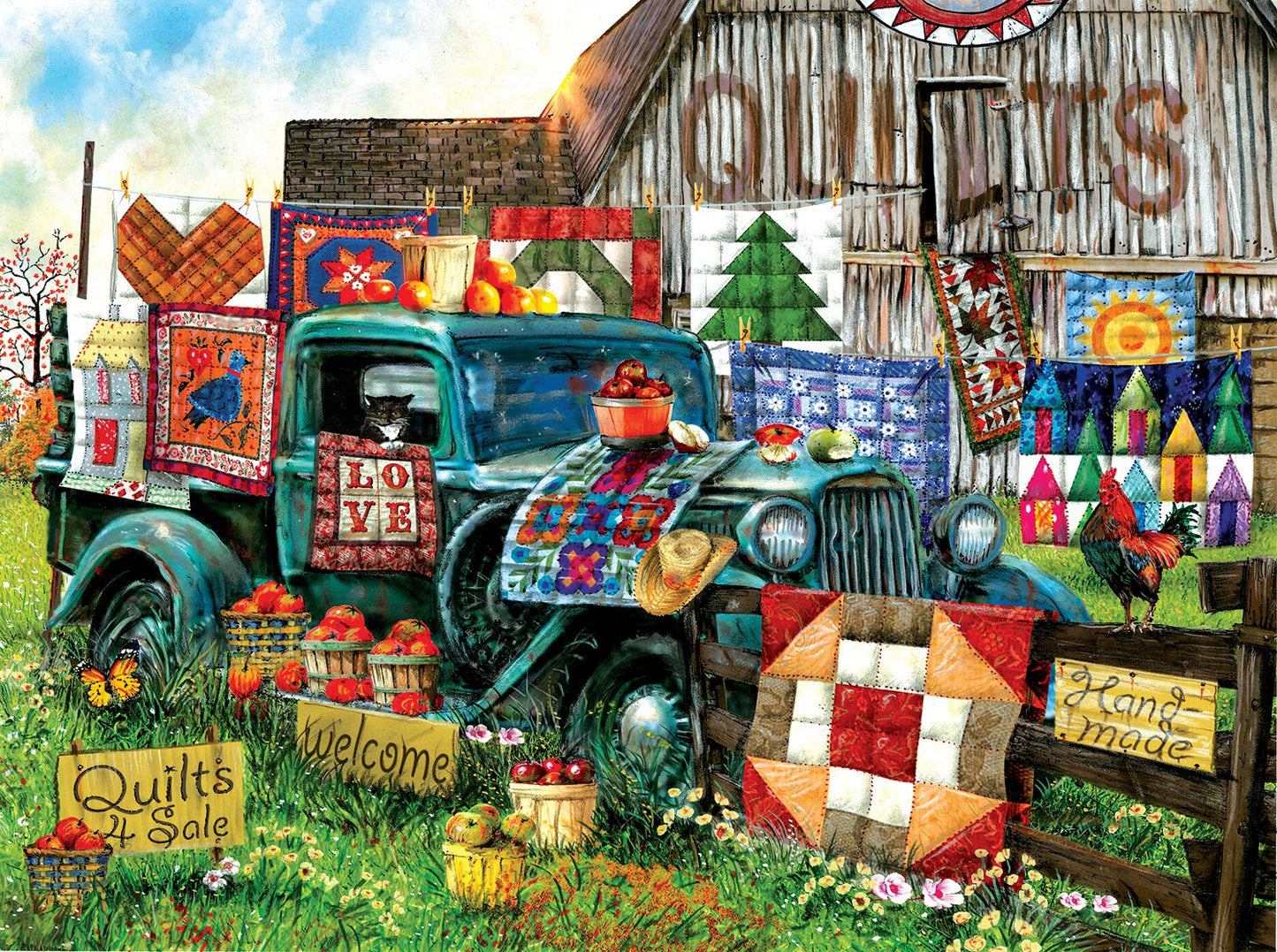 Jigsaw Puzzle - Quilts for Sale - 1,000 Pieces - 20" x 27"