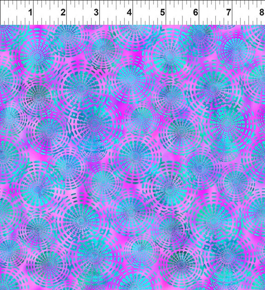 Circles Purple - Dazzle by Jason Yenter for In the beginning Fabrics by the Yard