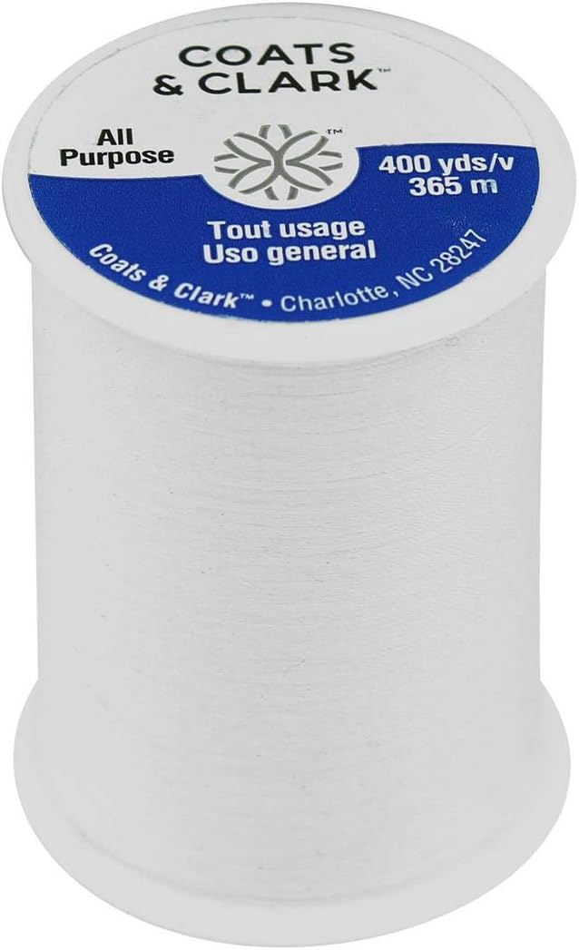 Thread - Coats & Clark - White 400 yards