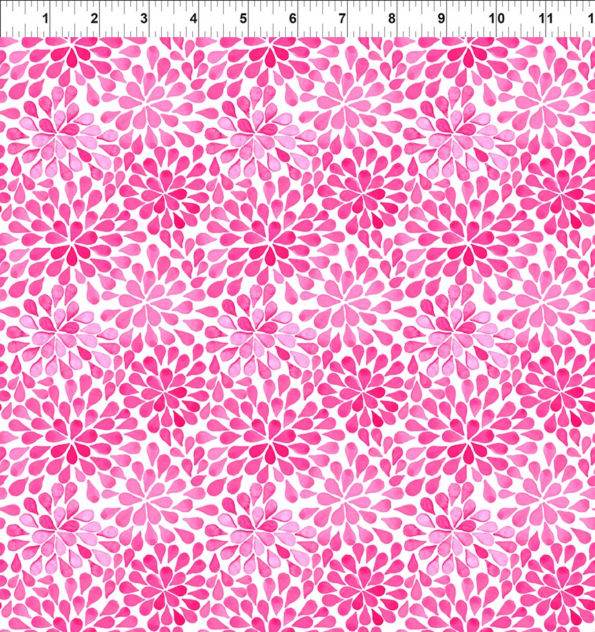 Summer Breeze by Jason Yenter of In The Beginning Fabrics Pink Petals by the Yard