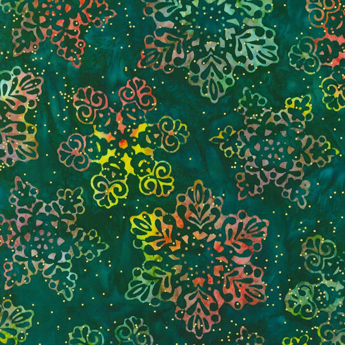 Robert Kaufman - Christmastime Batik - Balsam by the yard 2607