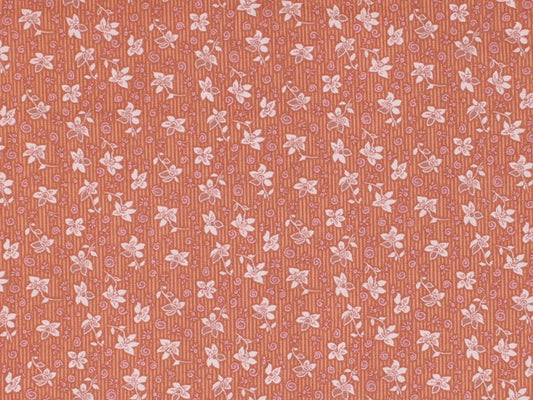 Grandma's Memories Orange & Pink Floral by Choice Fabrics by the YARD 2872 Stitched by Jessi Rose