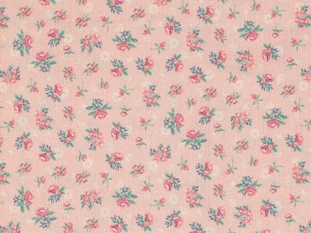 Grandma's Memories Pink/Green Floral by Choice Fabrics by the YARD 2847 Stitched by Jessi Rose