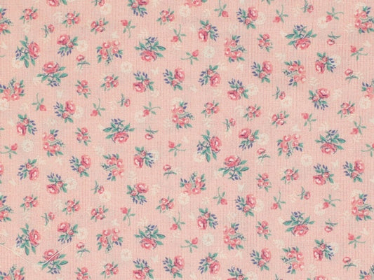 Grandma's Memories Pink/Green Floral by Choice Fabrics by the YARD