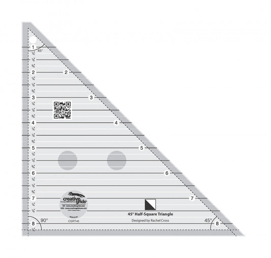 Creative Grids 45-degree Half-Square Triangle