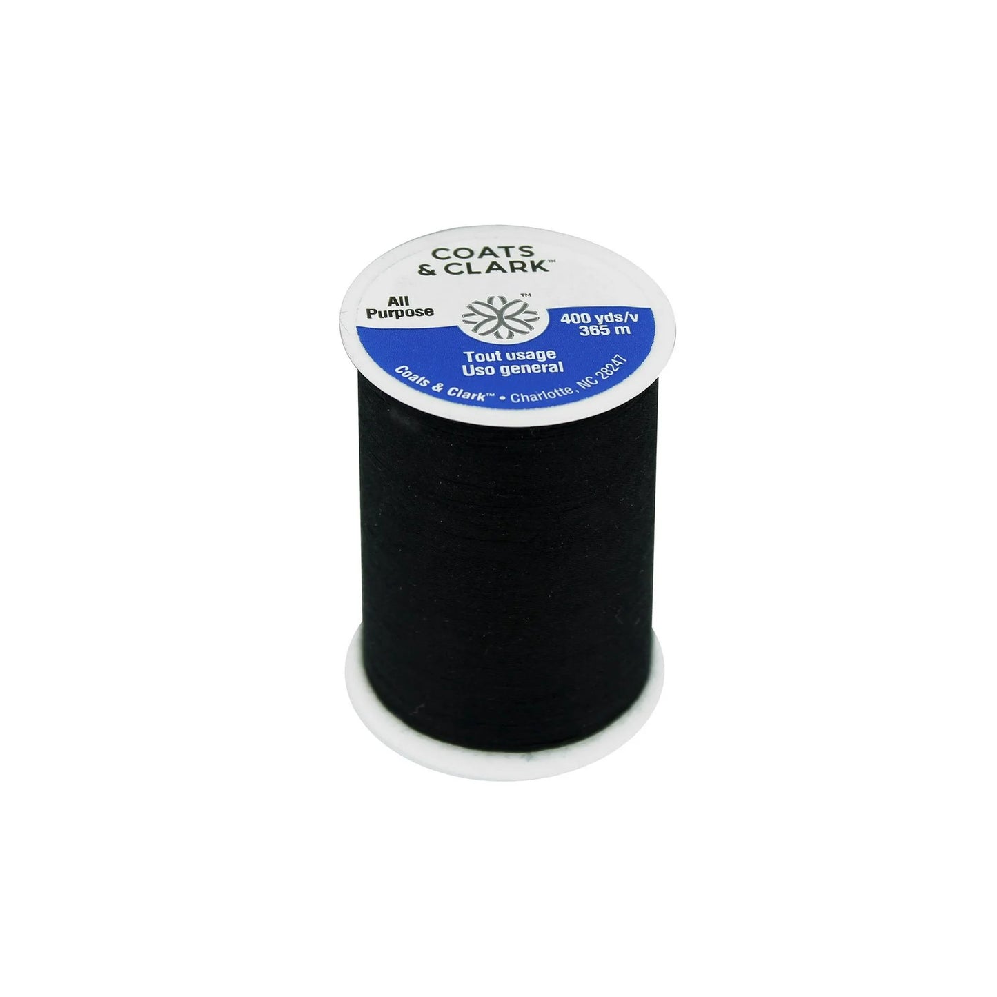 Thread - Coats & Clark - Black 400 yards