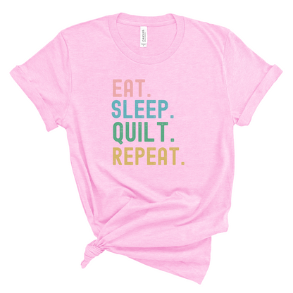 Quilter's Life Unisex Tee, Quilting T-Shirt, Quilt Lover Gift, Quilting Enthusiast Top, Quilting Hobby Shirt, Quilt Making Tee