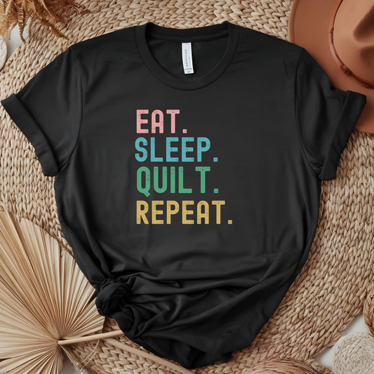 Quilter's Life Unisex Tee, Quilting T-Shirt, Quilt Lover Gift, Quilting Enthusiast Top, Quilting Hobby Shirt, Quilt Making Tee