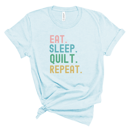 Quilter's Life Unisex Tee, Quilting T-Shirt, Quilt Lover Gift, Quilting Enthusiast Top, Quilting Hobby Shirt, Quilt Making Tee