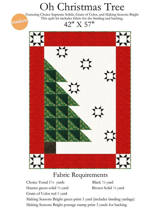 Oh Christmas Tree Quilt Kit