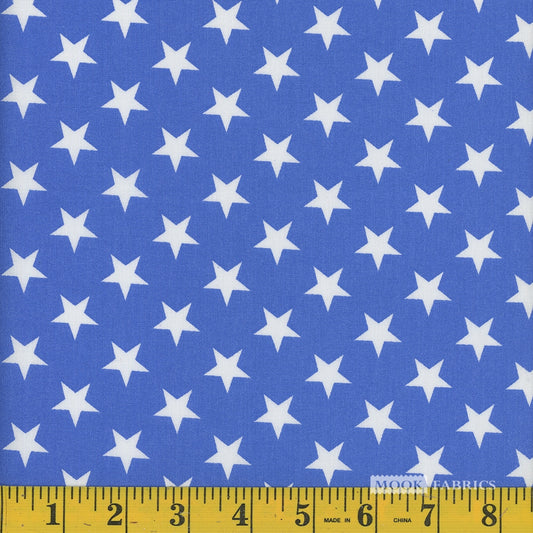 Mook Fabrics - Cotton PRT - Stars 8325 Navy by the yard 2209