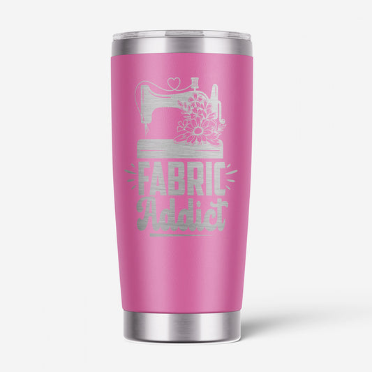 Fabric Addict Pink 20 oz Tumbler