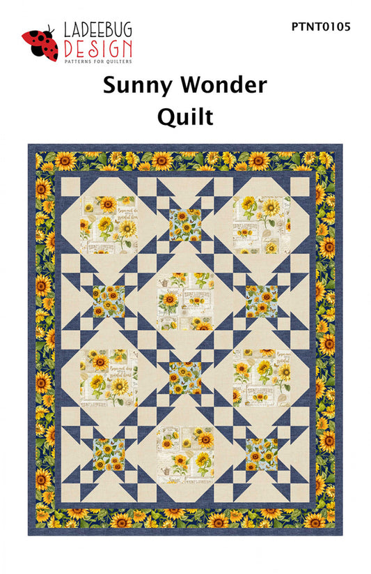 Sunny Wonder Quilt: A Physical Pattern by Ladeebug Design