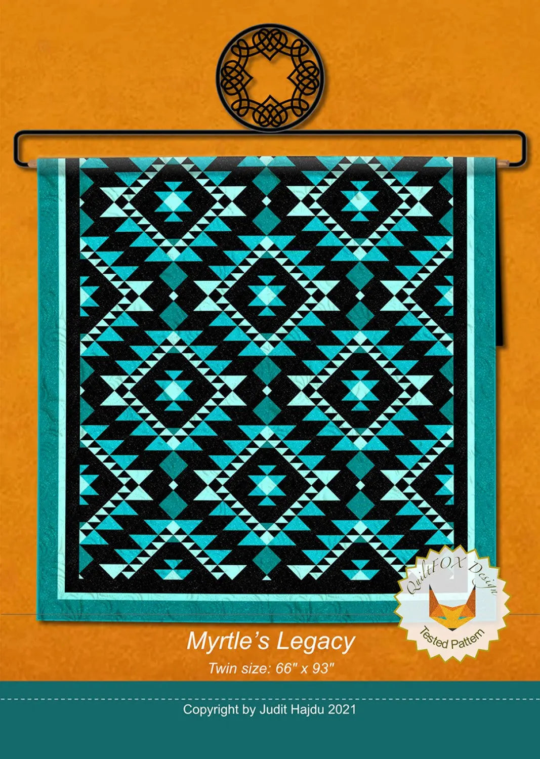 Myrtle's Legacy: A Physical Pattern by QuiltFox Design Stitched by Jessi Rose