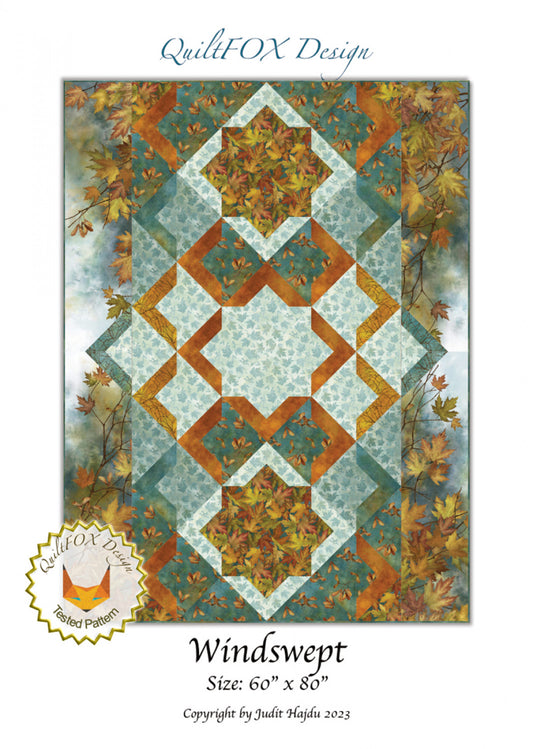 Windswept: A Physical Pattern by QuiltFox Design