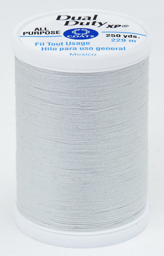 Thread - Dual Duty XP All Purpose Polyester Thread - 250yds - Silver