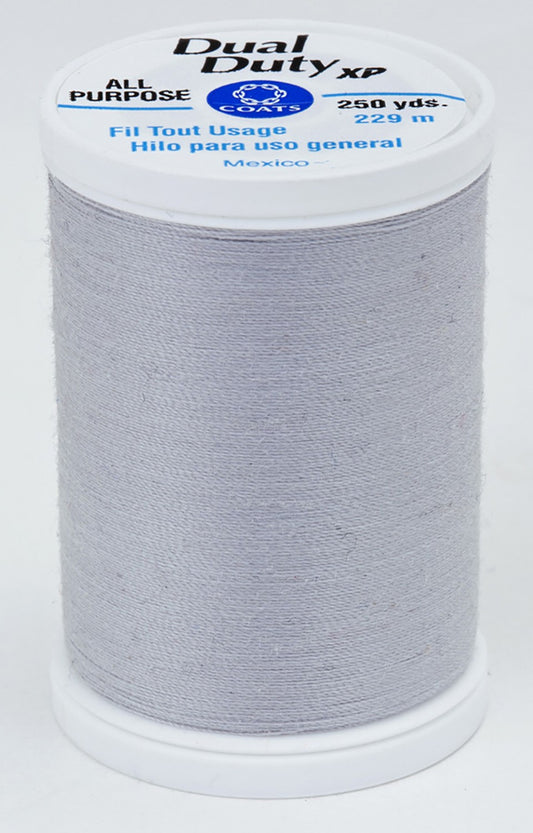 Thread - Dual Duty XP All Purpose Polyester Thread - 250yds - Dark Silver