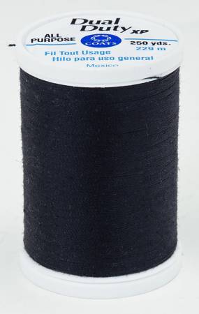 Thread - Dual Duty XP All Purpose Polyester Thread - 250yds - Black