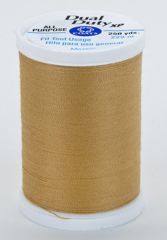 Thread - Dual Duty XP All Purpose Polyester Thread - 250yds - Temple Gold