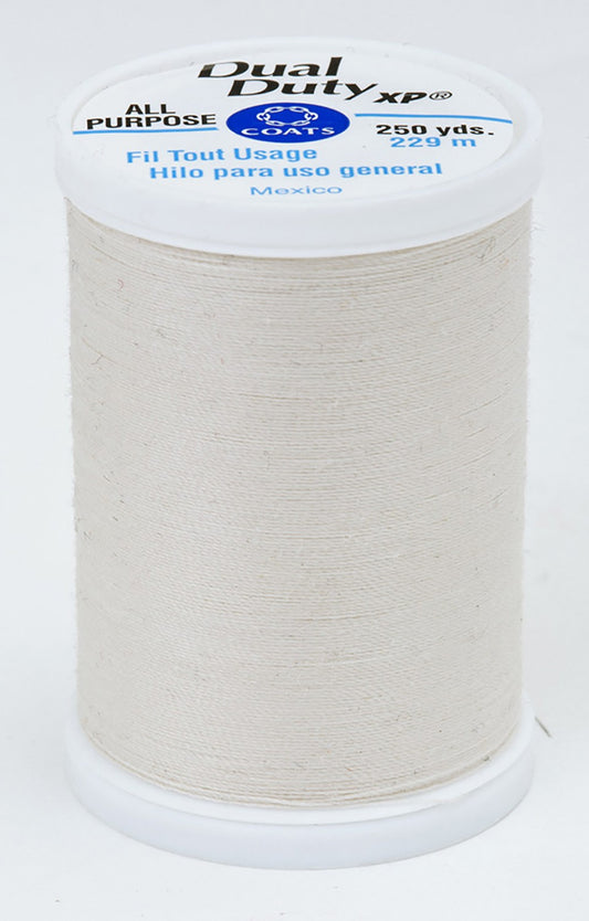 Thread - Dual Duty XP All Purpose Polyester Thread - 250yds - Natural