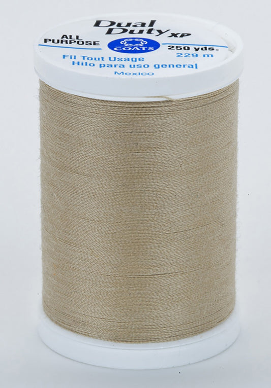 Thread - Dual Duty XP All Purpose Polyester Thread - 250yds - Beige