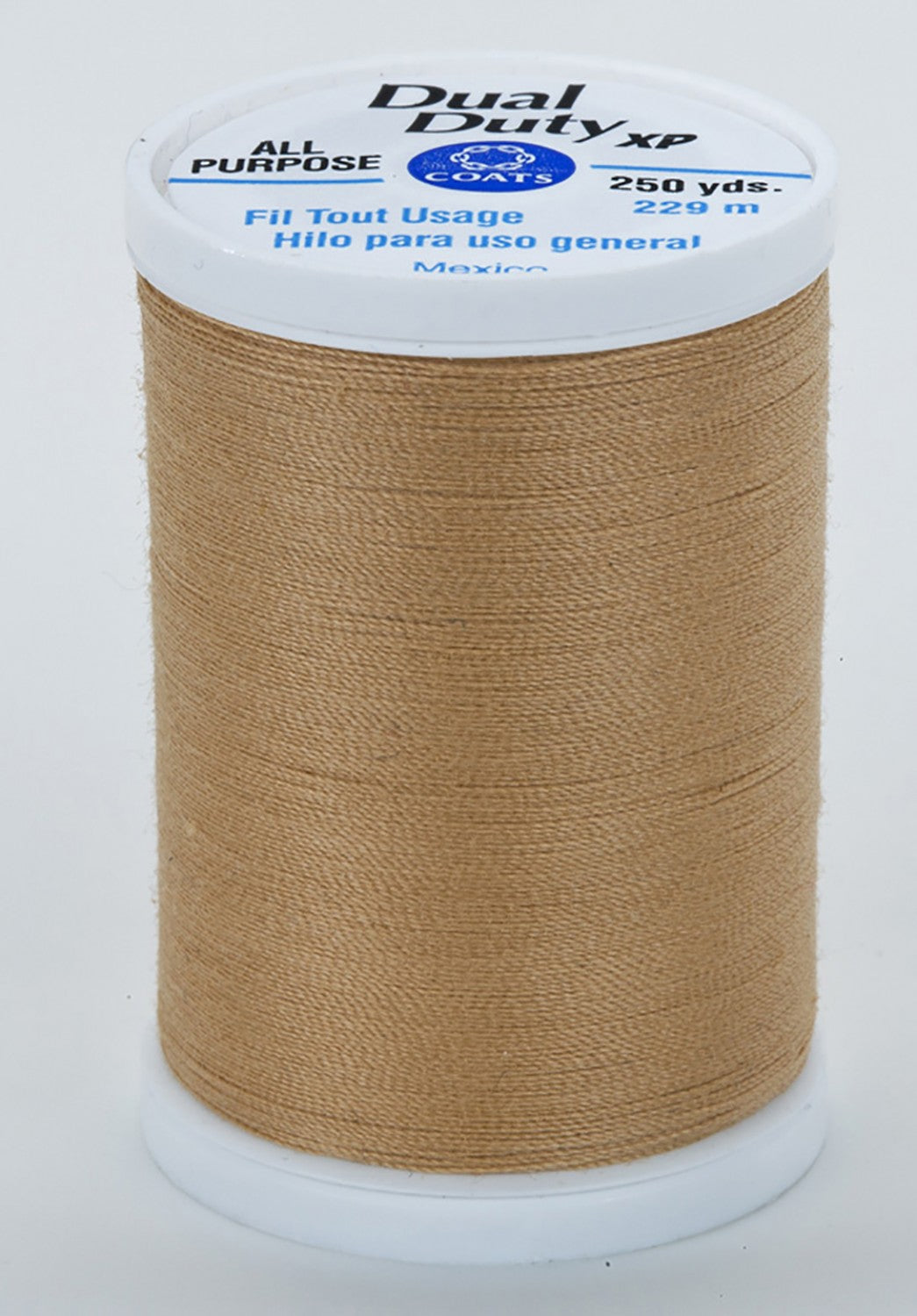 Thread - Dual Duty XP All Purpose Polyester Thread - 250yds - Tan