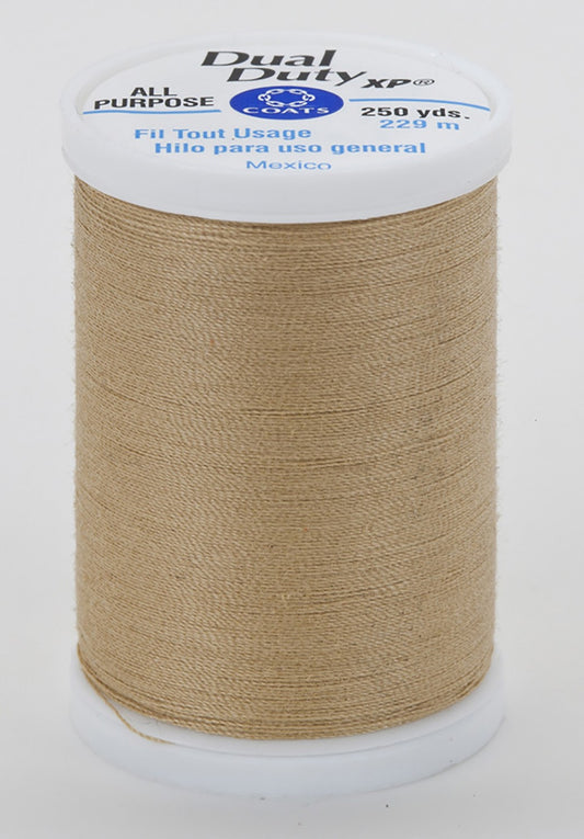 Thread - Dual Duty XP All Purpose Polyester Thread - 250yds - Camel