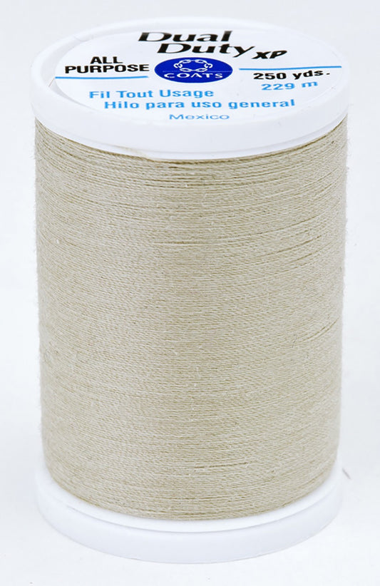 Thread - Dual Duty XP All Purpose Polyester Thread - 250yds - Dark Linen