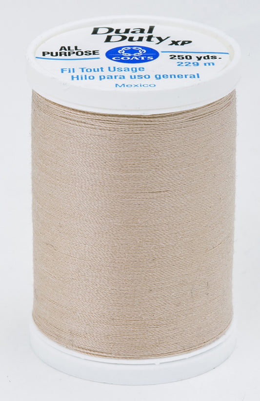 Thread - Dual Duty XP All Purpose Polyester Thread - 250yds - Raw Sugar