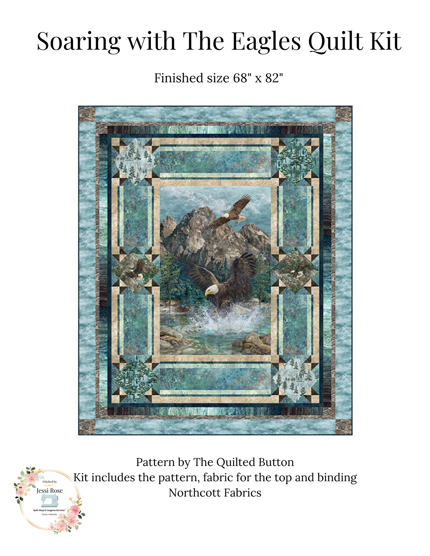 Soaring with the Eagles Quilt Kit