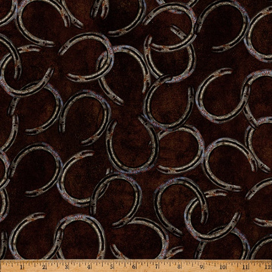 On The Range V5313-39 Rust - Hoffman Digital Print Fabric by THE YARD