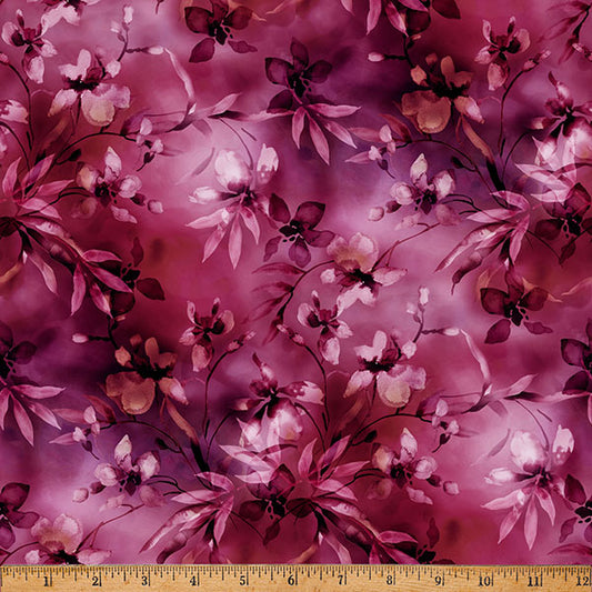 Blush Garden - Magenta by Hoffman by the yard 3112