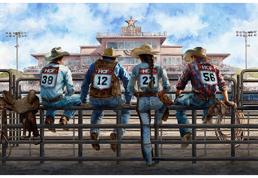 Rodeo Dreams - Cowboy Panel by Hoffman - 28" x 44" panel