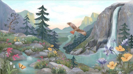 Clothworks - Serenity Panel - 24-inch Scenic Panel 2801