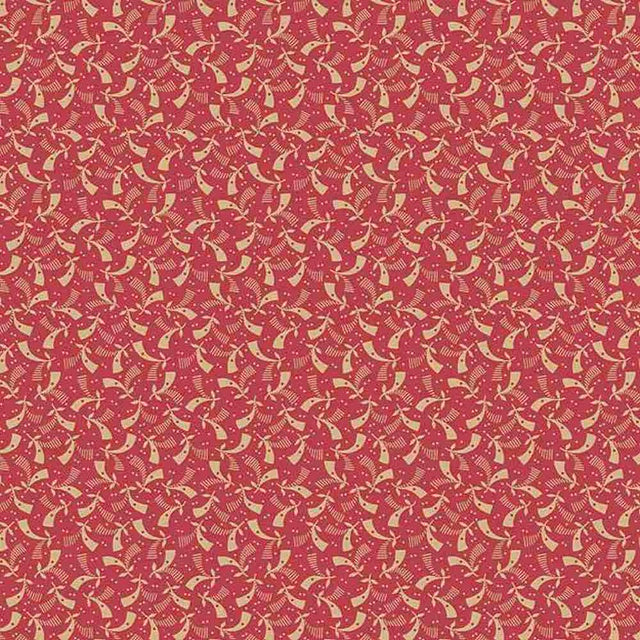 Repro Reds - DK Pink by Sheryl Johnson for Marcus Prints by the YARD 2875 Stitched by Jessi Rose