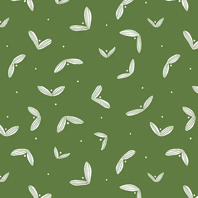 Trellis Green Leaf by Sarah Golden for Andover Prints by the YARD Stitched by Jessi Rose